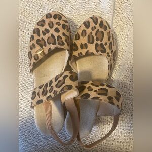 Women’s Cheetah Espadrilles Size 42
